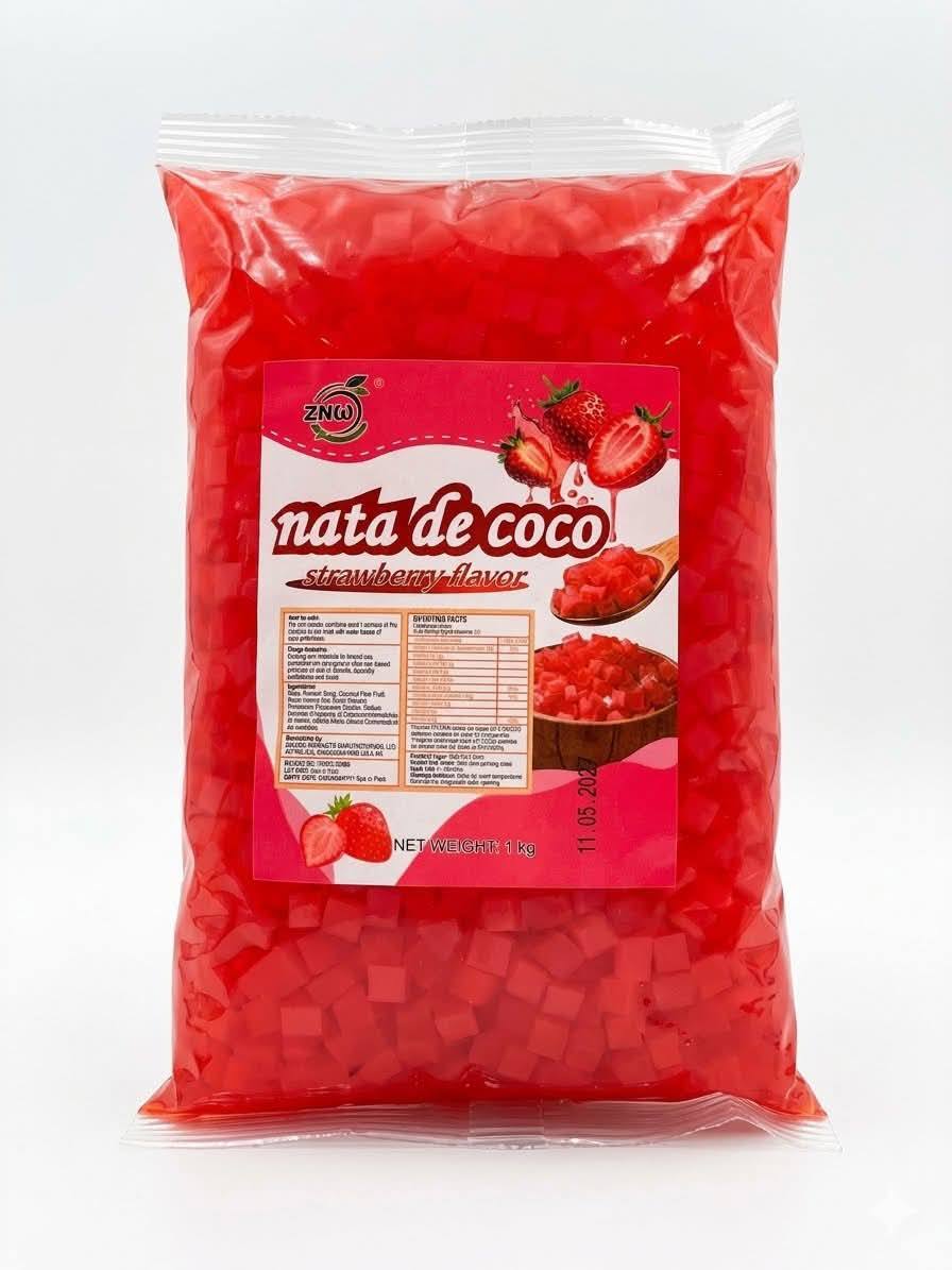Nata de Coco Strawberry Pouch